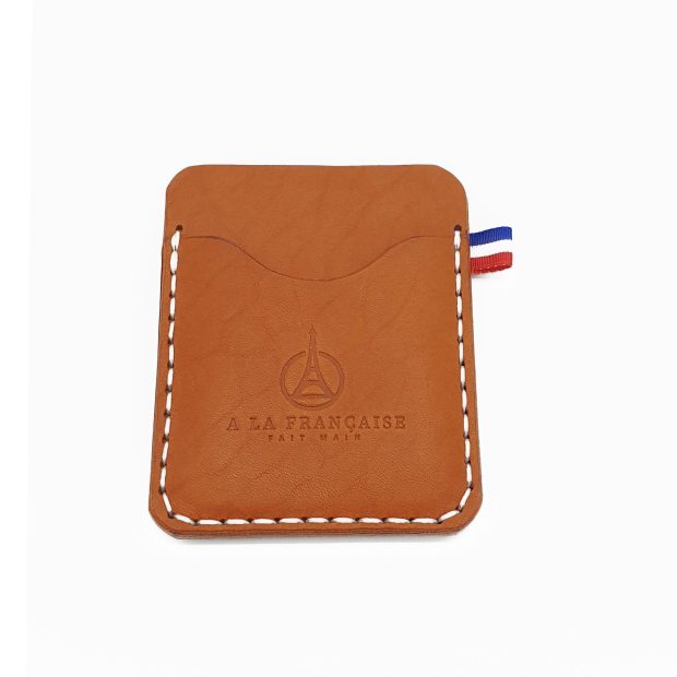 Portefeuille en Cuir "Léo" 2 ou 3 Poches, 100% Fait Main