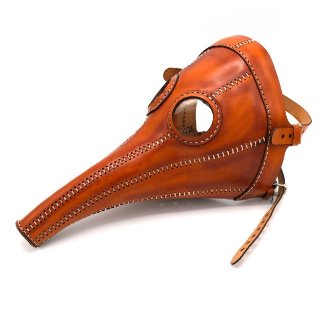 Masque en Cuir de Docteur de Peste / Masque à gaz - Masque d'Halloween - Steampunk/Cosplay