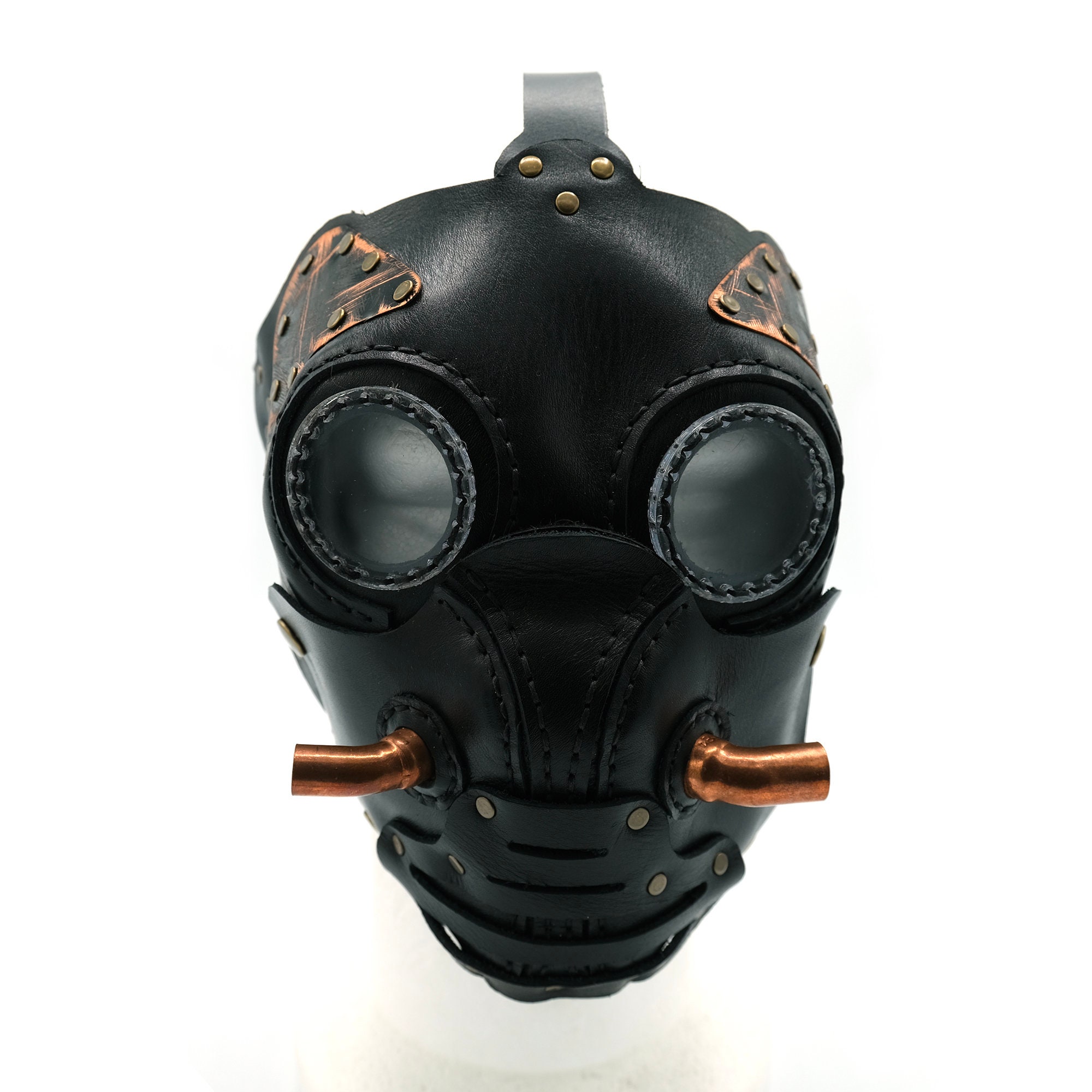 Masque en Cuir Post-Apocalyptic - Masque d'Halloween - Steampunk/Cosplay
